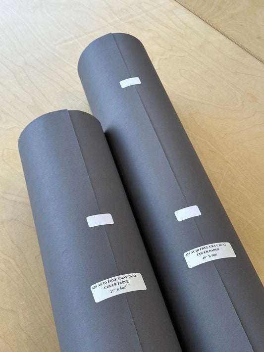 Grey Archival Backing Paper 27"x500'