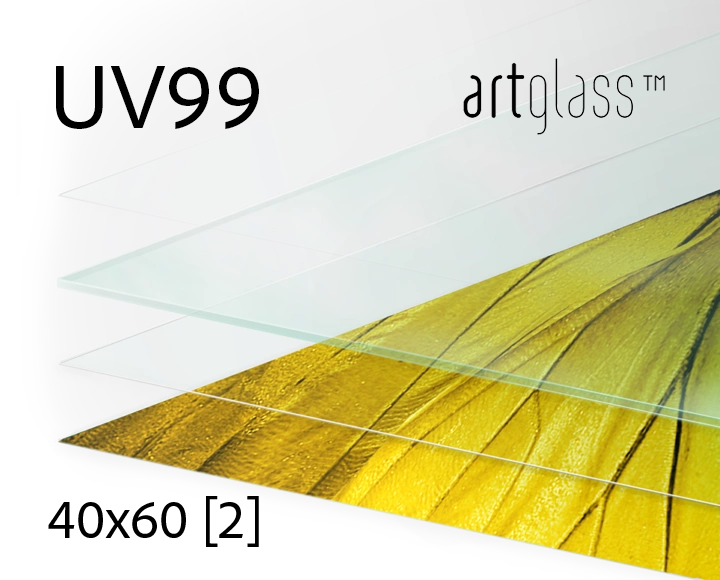 UV99 Art Glass 40x60 2mm (2 lites) 34 sq.ft.