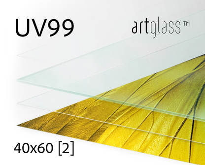 UV99 Art Glass 40x60 2mm (2 lites) 34 sq.ft.