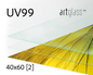 UV99 Art Glass 40x60 2mm (2 lites) 34 sq.ft.