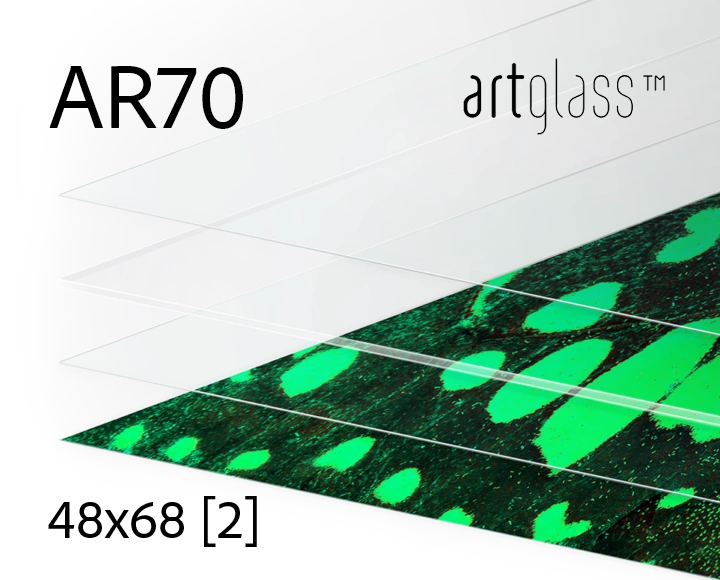 AR70 Art Glass 48x68 2mm (2 lites) 46 sq.ft.
