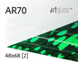 AR70 Art Glass 48x68 2mm (2 lites) 46 sq.ft.
