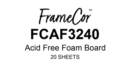 32x40 Acid Free 3/16 Foam (20 Sheets)