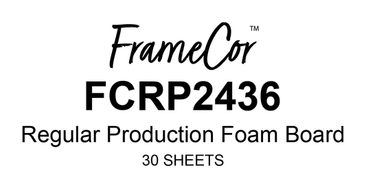 24x36 Regular Production 3/16 Foam (30 Sheets)