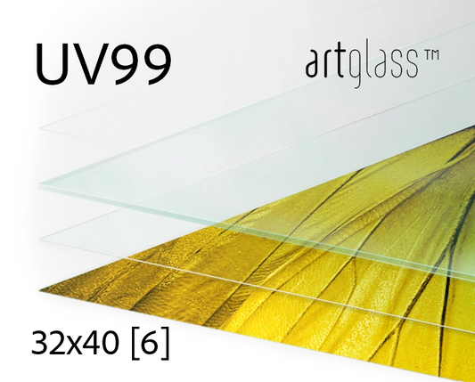 UV99 Art Glass 32x40 2mm (6 lites) 54 sq.ft.
