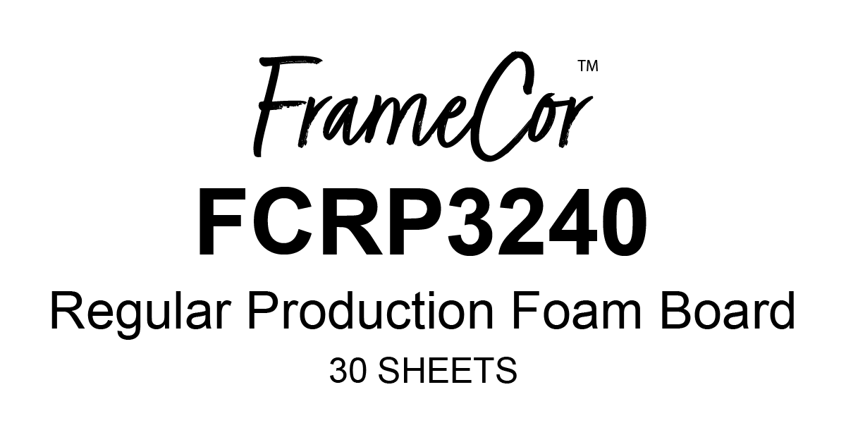 32x40 Regular Production 3/16 Foam (30 Sheets)